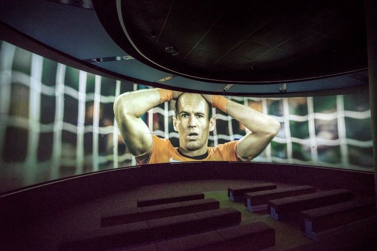 Cinema screen, FIFA Museum